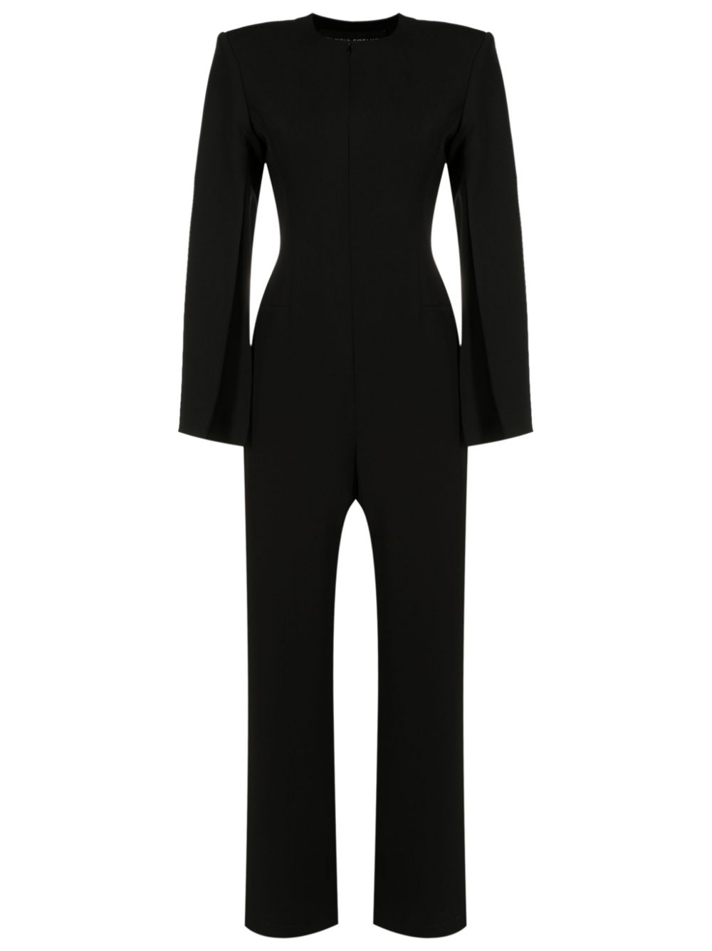 long slit-sleeve jumpsuit