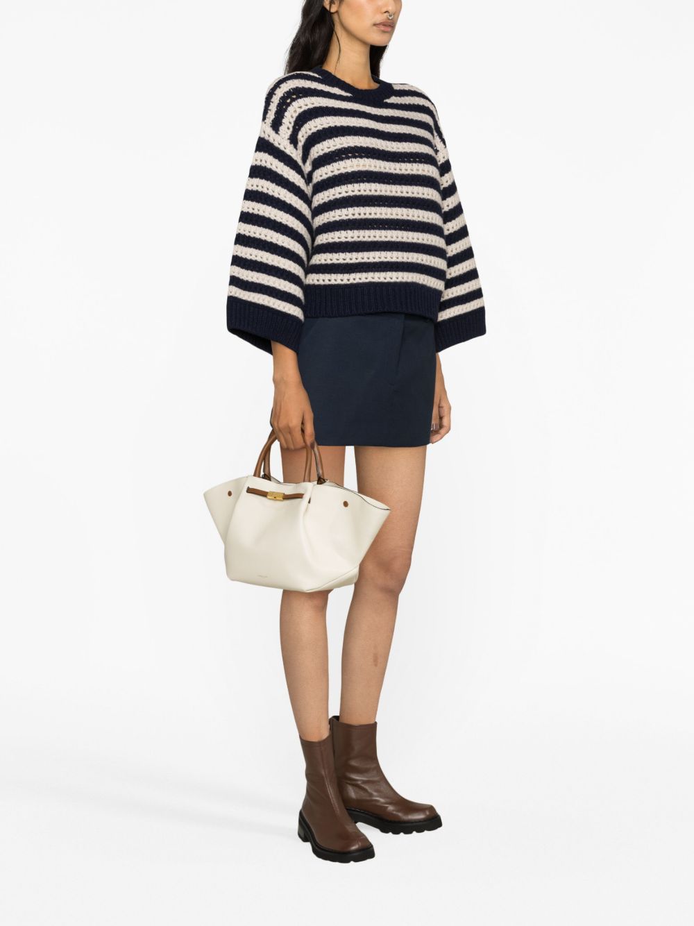 How to find Brunello Cucinelli striped knitted jumper Women