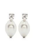 Simone Rocha pearl drop earrings - White