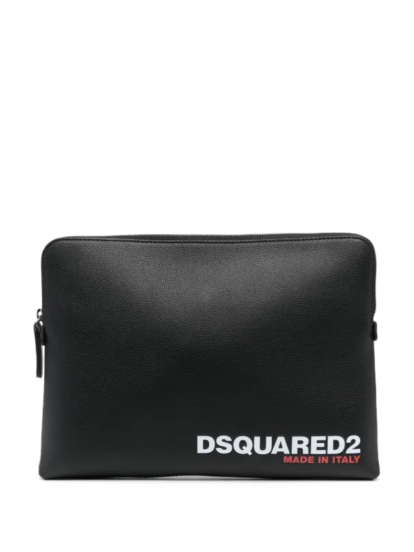 Dsquared2 レザー クラッチバッグ - Farfetch