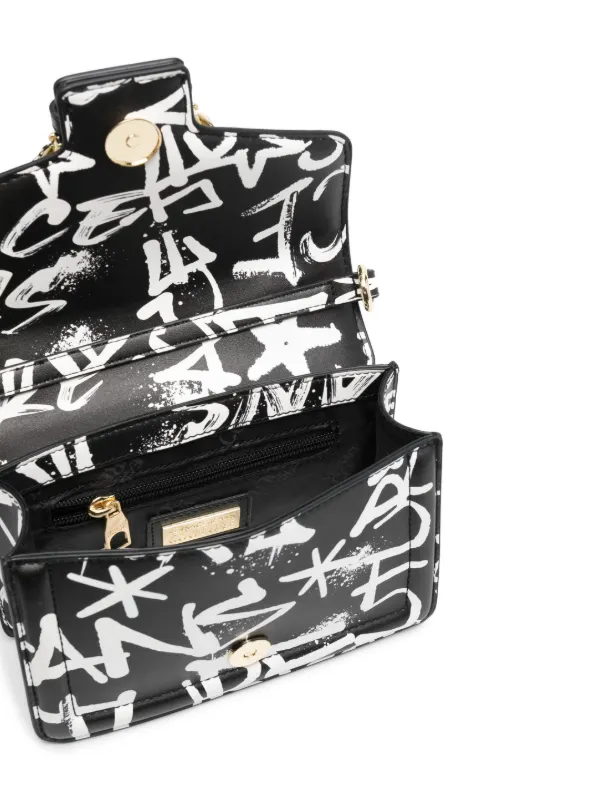 Mott large shop graffiti leather crossbody