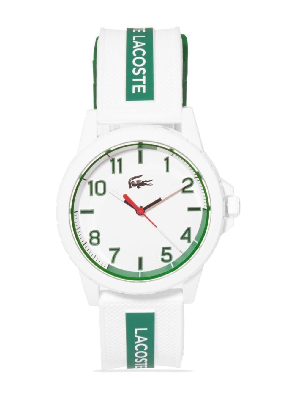 Lacoste Kids' Crocodile Logo-print Watch In White
