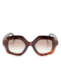 Lapima Cecilia tortoiseshell-effect sunglasses - Brown