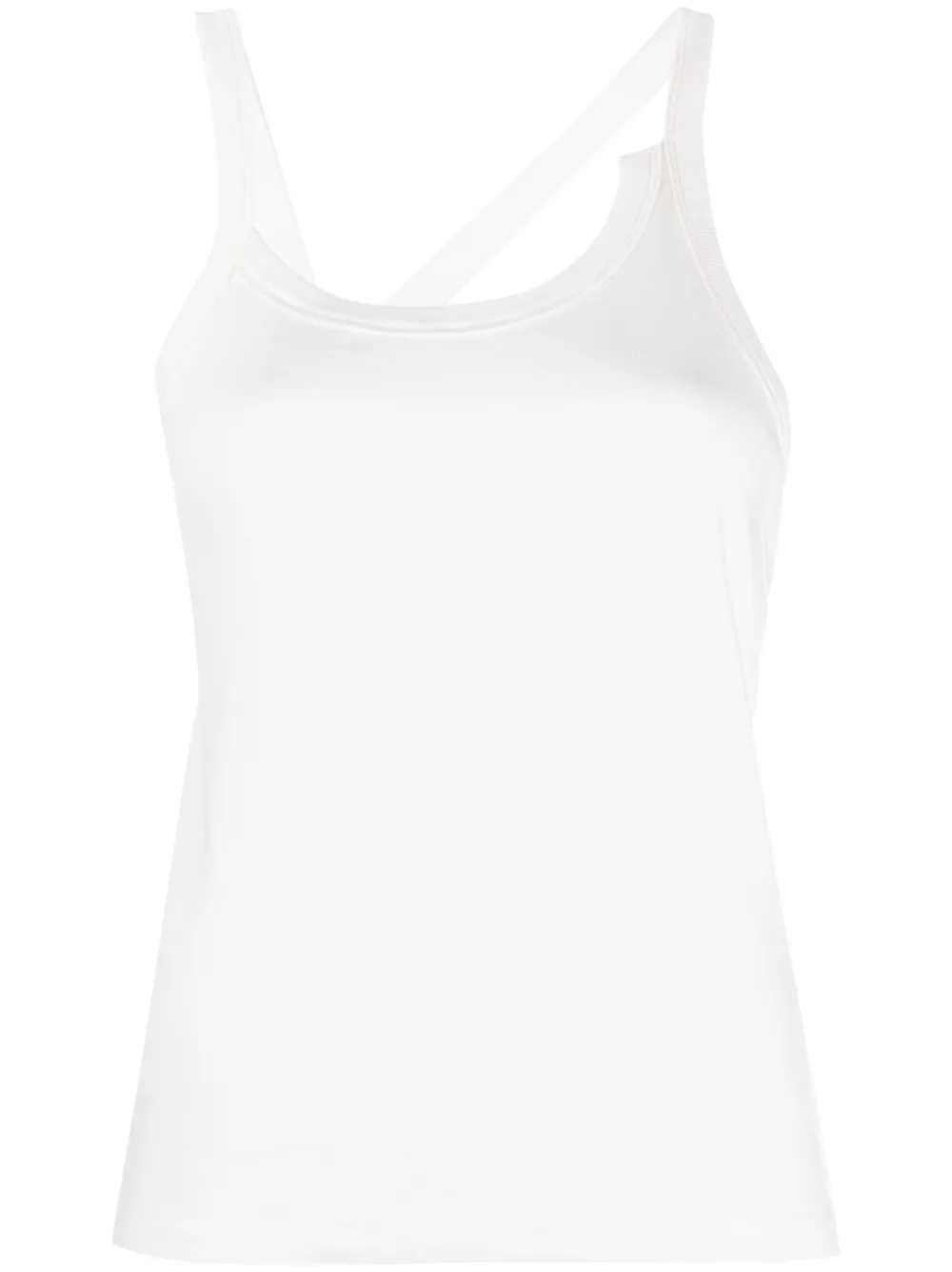 St. Agni haut Abstract à design asymétrique | blanc | Image 1