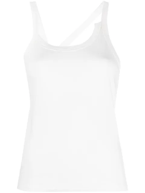 St. Agni Abstract asymmetric organic-cotton top