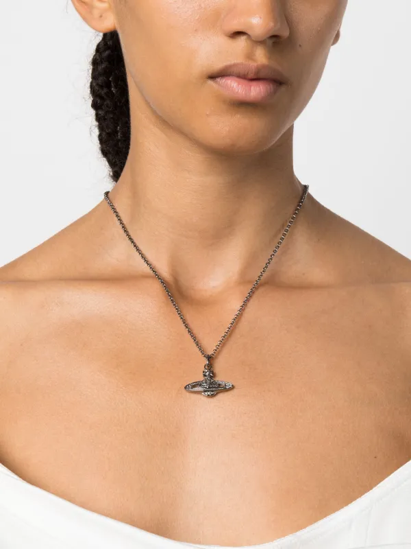 Vivienne Westwood Orb Pendant Necklace | Silver | FARFETCH
