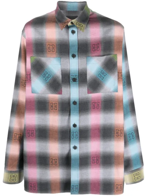 Givenchy logo-print cotton shirt