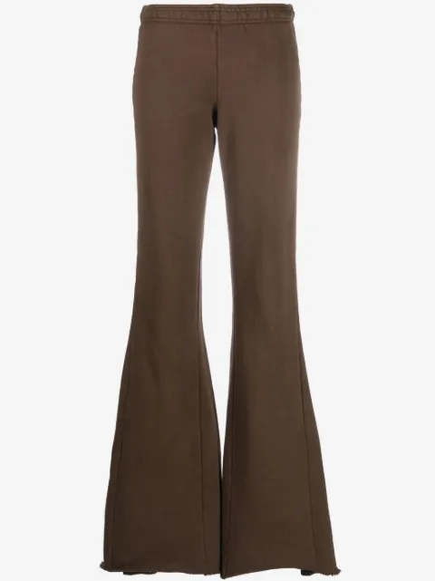 ENTIRE STUDIOS washed-effect flared trousers