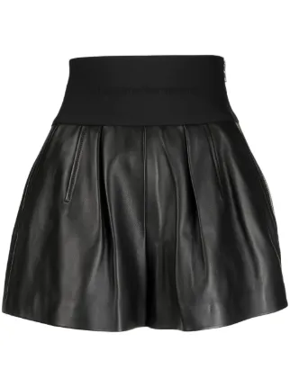 Alexander Wang ロゴウエスト ショートパンツ | ブラック