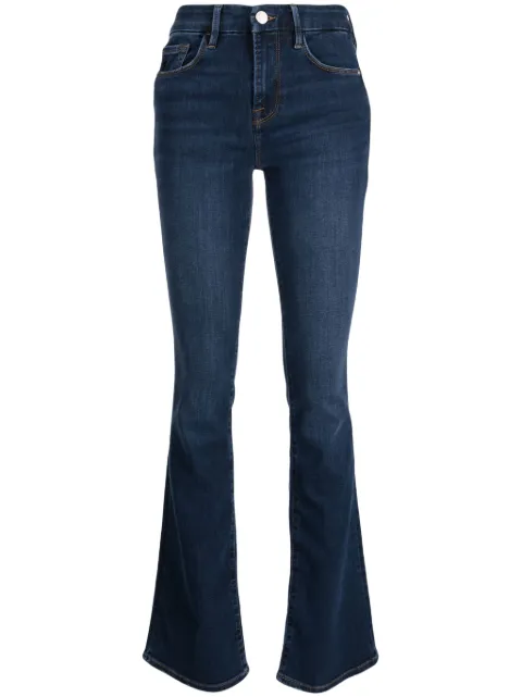 FRAME mid-rise flared jeans