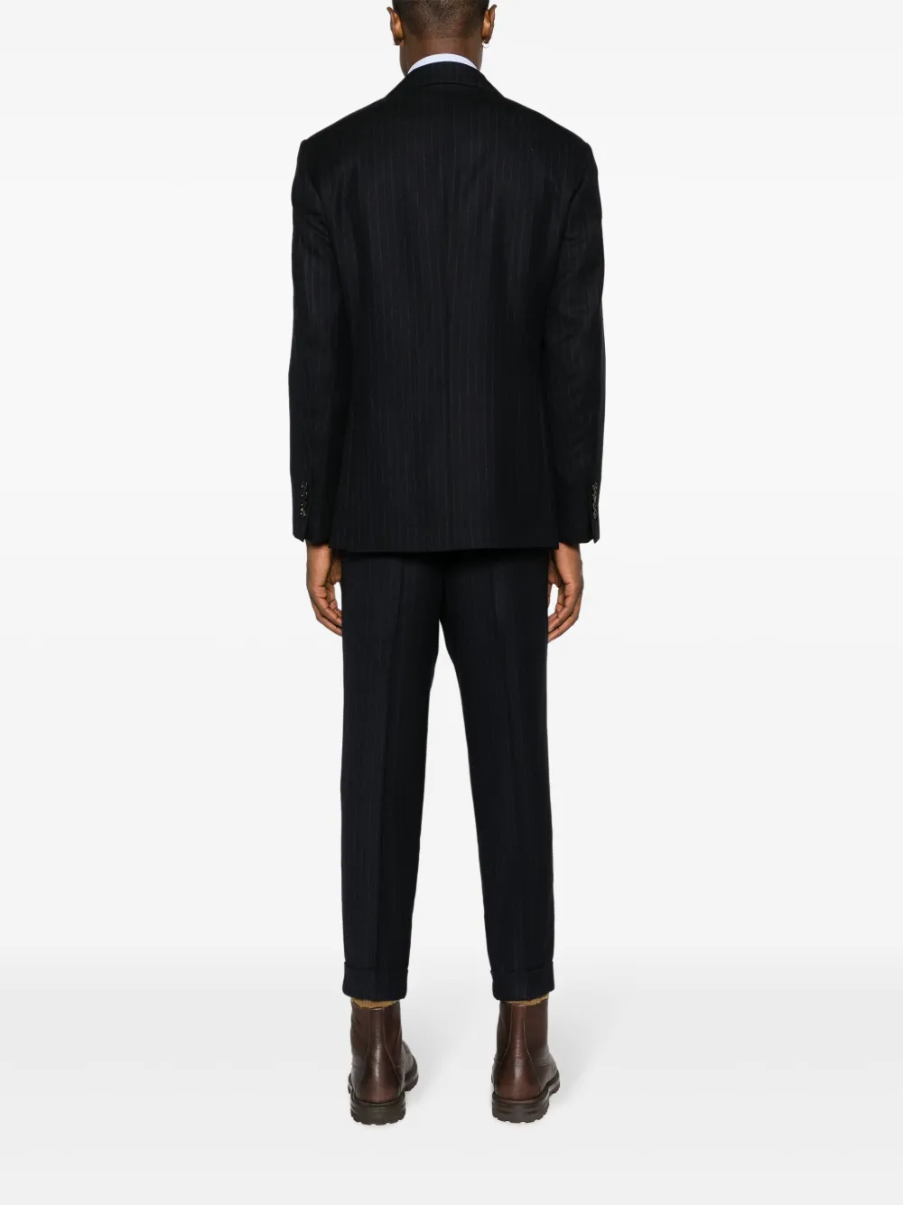 Brunello Cucinelli Pak met dubbele rij knopen Blauw