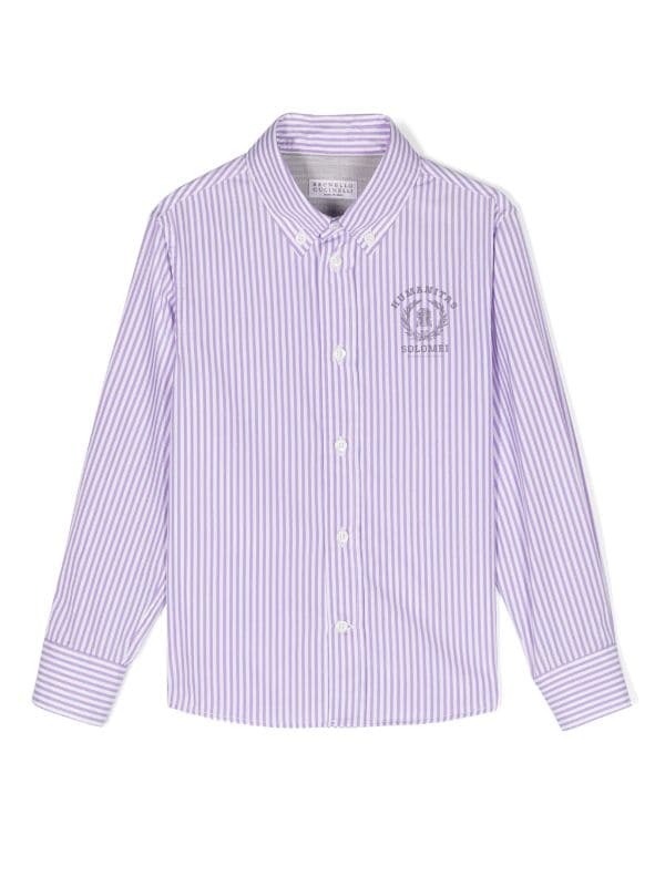 Brunello Cucinelli logo-print Cotton Polo Shirt - Farfetch