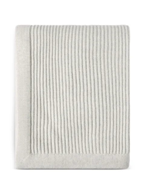 Brunello Cucinelli frazada de cachemira de canalé English