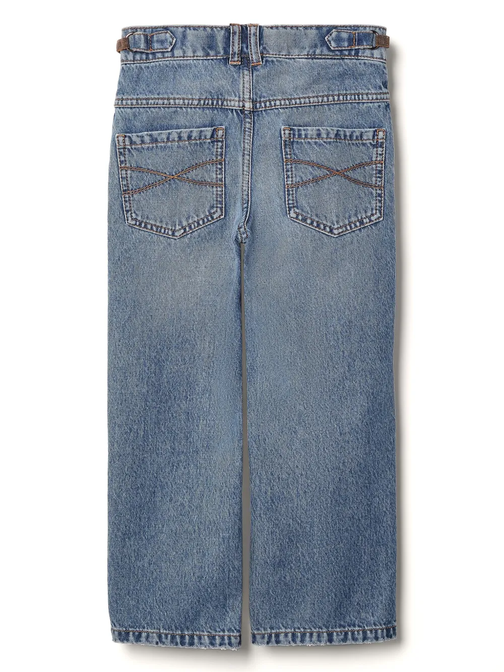 Brunello Cucinelli Kids Monili chain mid-rise straight-leg jeans | Teen Girl Clothing | Image 2