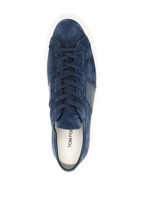 Tom ford blue suede shoes on sale