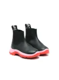 Stella McCartney Kids logo pull-tab ankle boots - Black