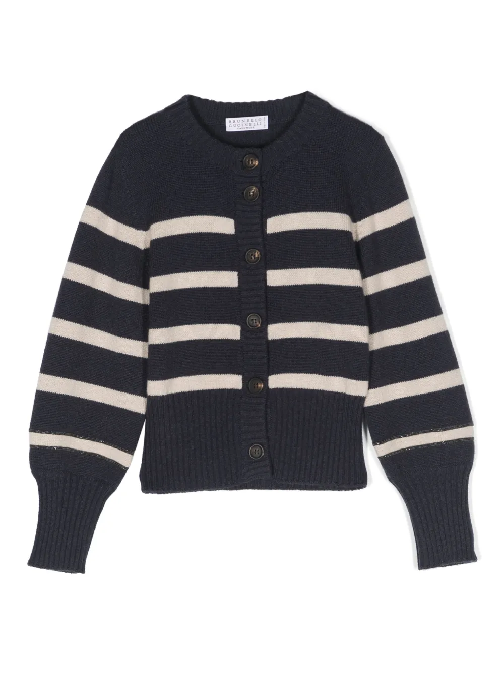 Brunello Cucinelli Kids Vest met capuchon Blauw