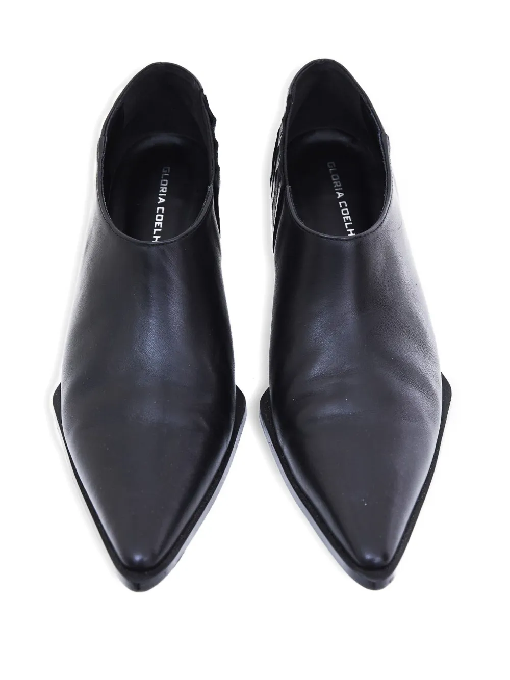 Gloria Coelho pointed-toe boots Black