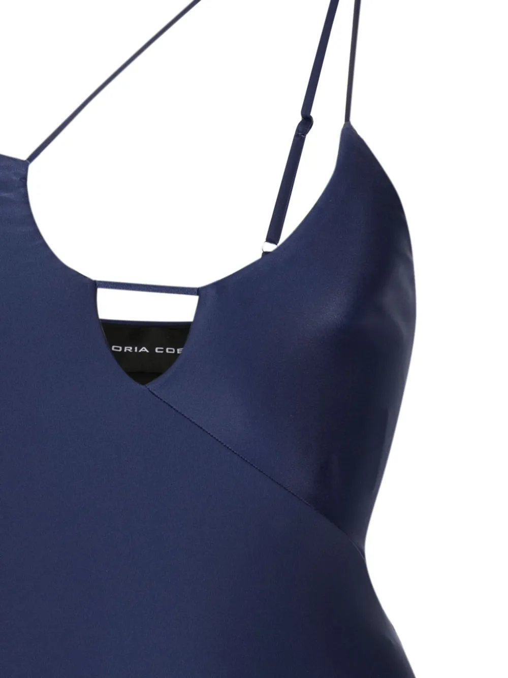 Gloria Coelho Asymmetrisch badpak Blauw