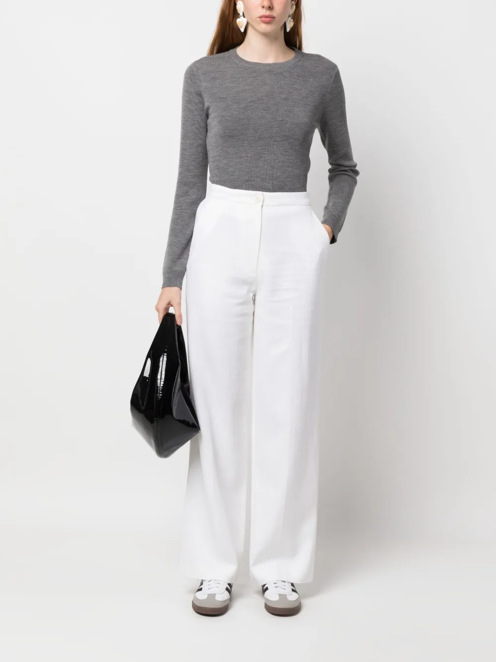 Claudie Pierlot Straight broek - Wit