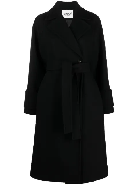 Claudie Pierlot manteau mi-long à boutonnière croisée