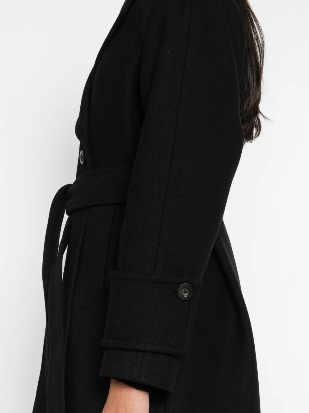 Claudie Pierlot Jas met dubbele rij knopen Zwart