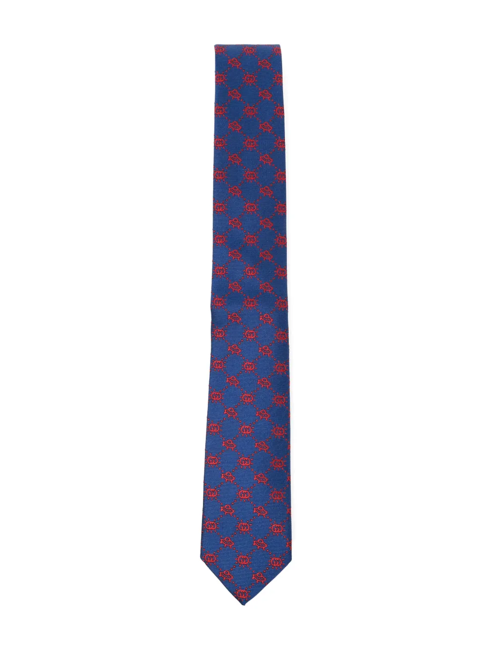 Image 1 of Gucci Kids GG-monogram jacquard silk tie