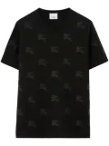 Burberry Equestrian-Knight print cotton T-shirt - Black
