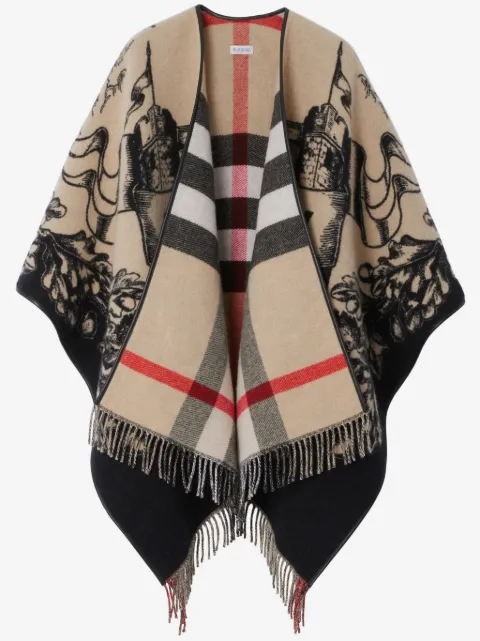 Burberry Gallant Knight wool cape