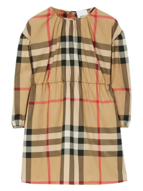 Burberry Kids Vintage Check-print stretch-cotton dress