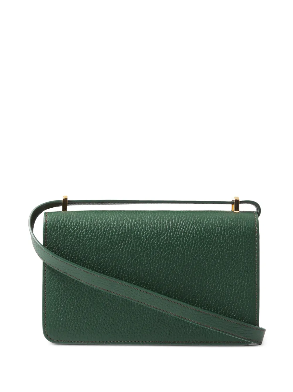 Burberry Leather Mini Tb Shoulder Bag In Vine ModeSens