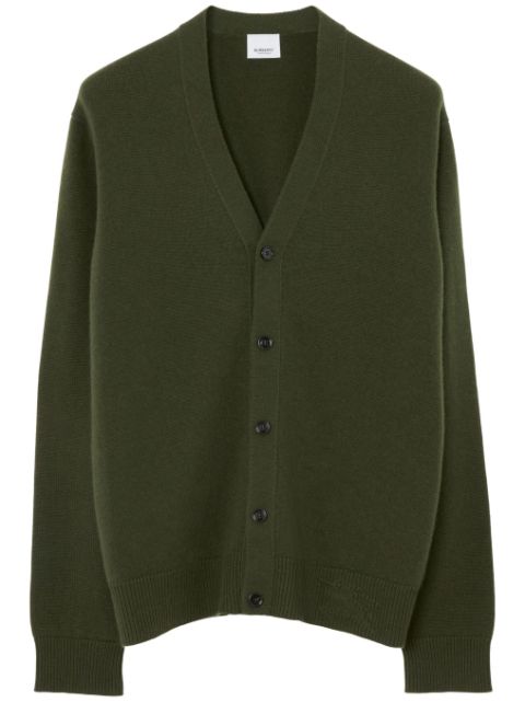 Burberry EKD-motif cashmere cardigan Men