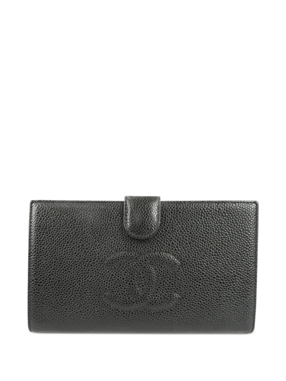 CHANEL Pre-Owned 2005 long bi-fold wallet – Black