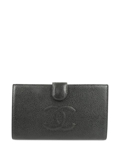 HOT SALE CHANEL 2005 long bi-fold wallet Women