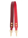 Valentino Garavani Rockstud reversible leather strap - Red