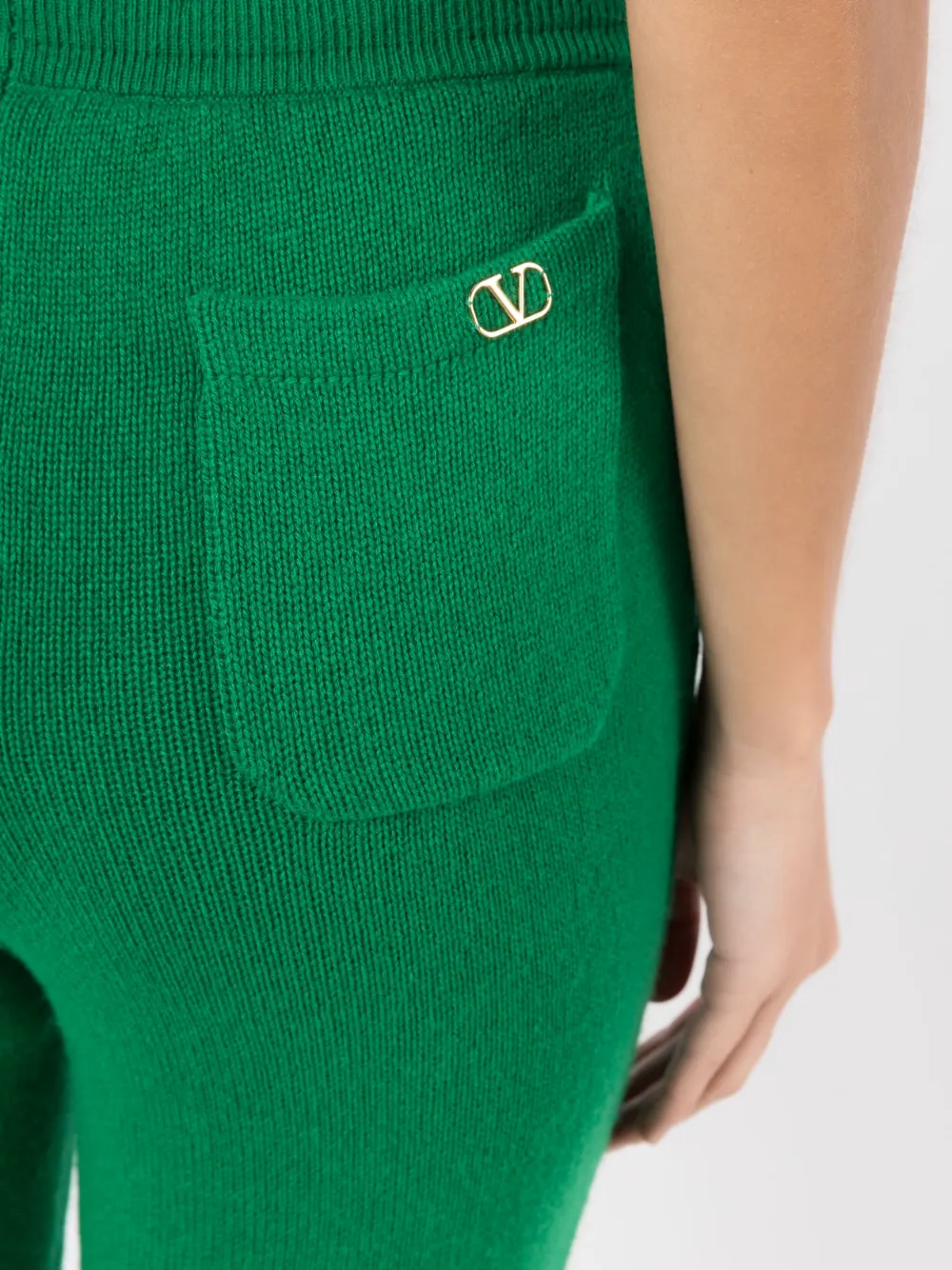 Valentino Garavani Wollen broek Groen