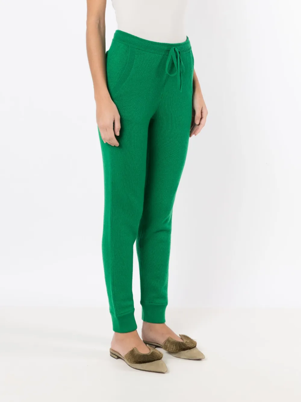 Valentino Garavani Wollen broek Groen