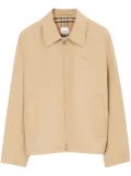 Burberry EKD-embroidery Harrington jacket - Neutrals