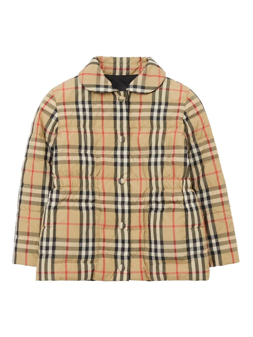 Burberry Kids check-print Reversible Puffer Jacket - Farfetch