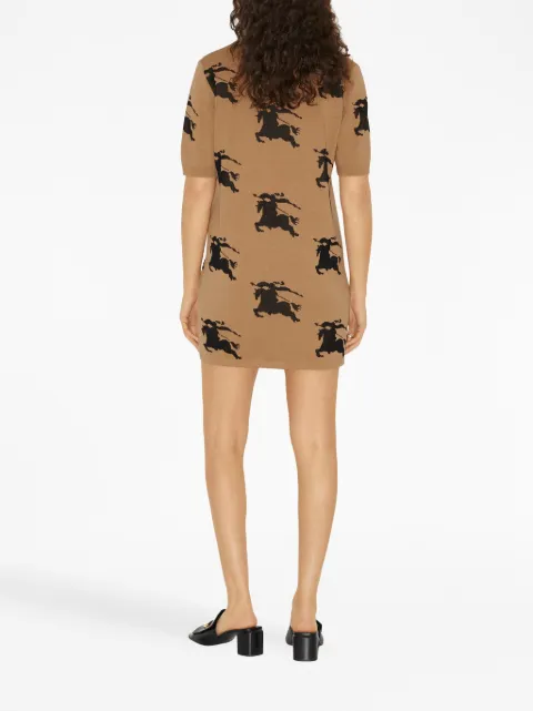 Burberry EKD-print jacquard shirt dress 8071591 - 3