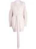 SA SU PHI tied-waist V-neck cardi-coat - Pink