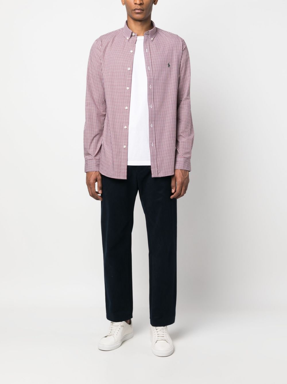 Polo Ralph Lauren gingham-check cotton shirt - Rood