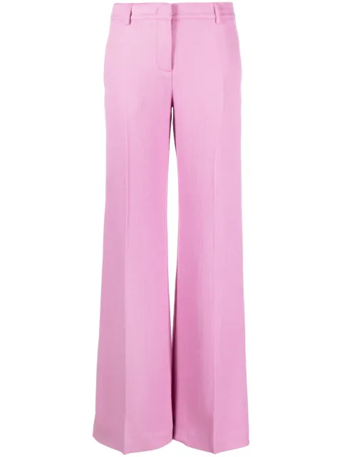 ETRO flared wool-blend trousers