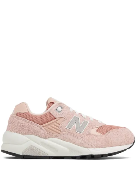 New Balance 580 logo-patch suede sneakers 