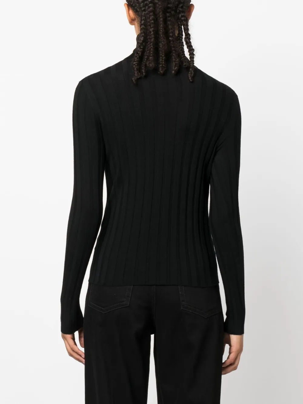 ALLUDE ROLL-NECK VIRGIN WOOL JUMPER