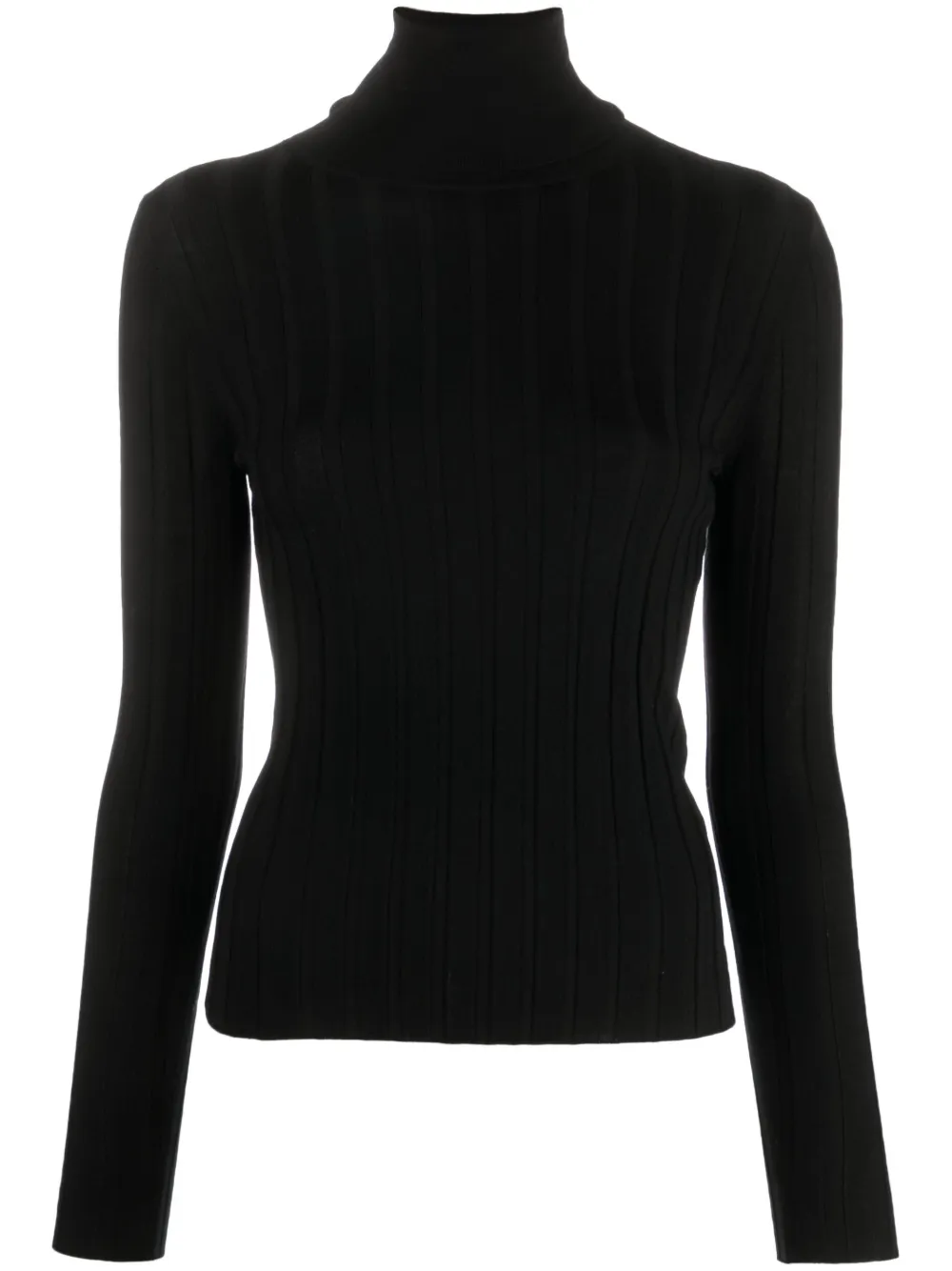ALLUDE ROLL-NECK VIRGIN WOOL JUMPER