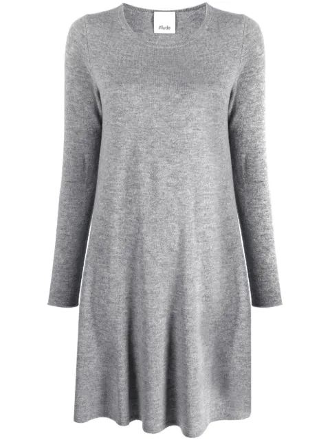 Allude vestido corto tejido manga larga