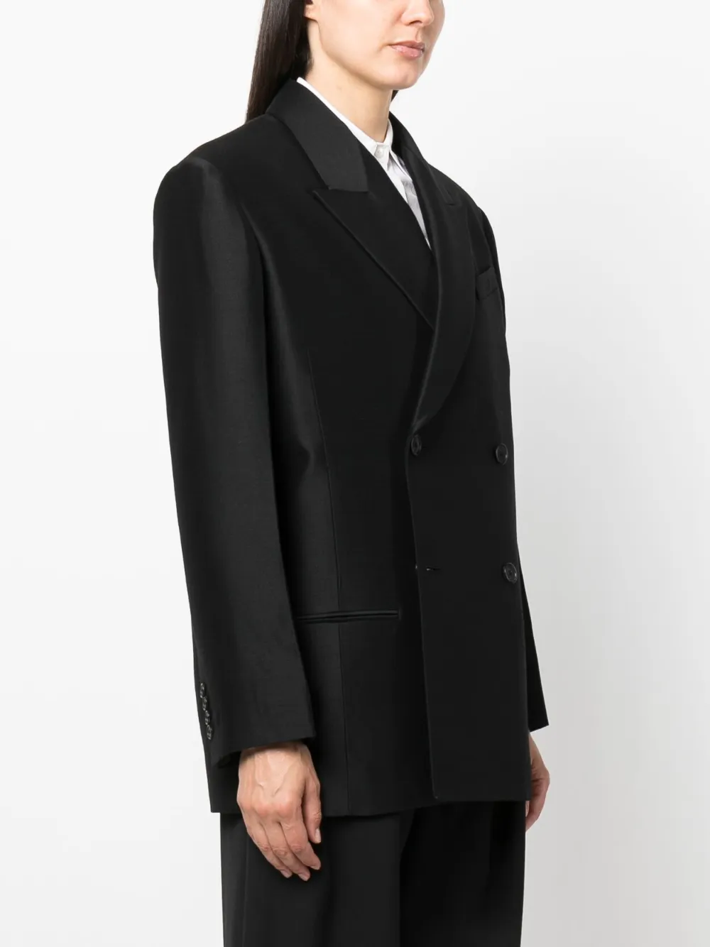 The Row Cosima wool-silk blend jacket