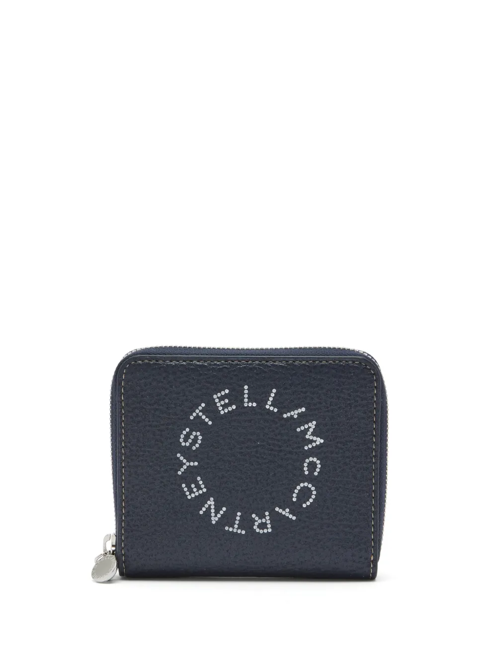 Stella McCartney Portemonnee van imitatieleer met logo-reliëf Blauw