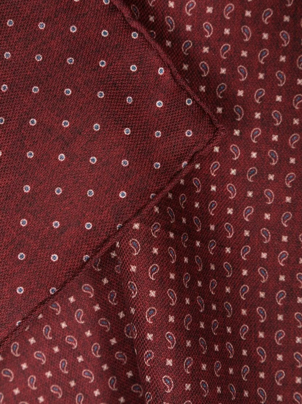 Brunello Cucinelli Double Face Silk Pocket Square In Czd73